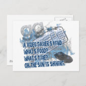 Video Gamers Mind - GG - Toetsenbord - Muis Briefkaart (Voorkant / Achterkant)