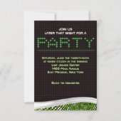 VIDEO GAMES Bar Bat Mitzvah Uitnodiging Party Kaar (Voorkant)