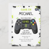 Video Games Birthday Kaart (Voorkant)