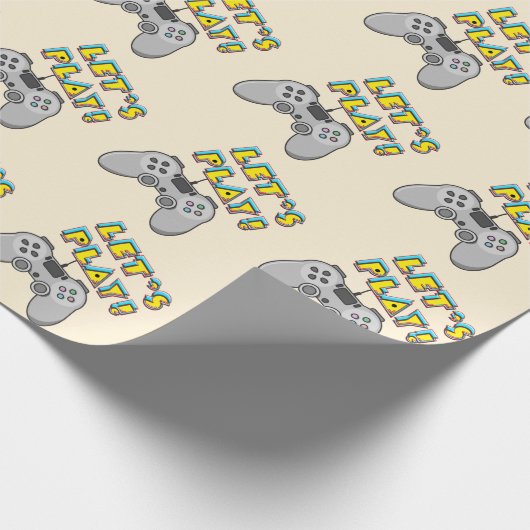 Video Games Day Cadeaupapier (Hoek)