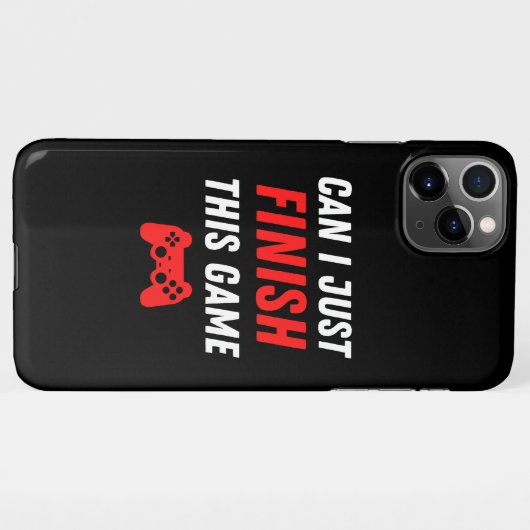 Video games Funny Kan ik deze game gewoon afmaken iPhone Hoesje (Achterkant horizontaal)
