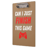 Video games Funny Kan ik deze game gewoon afmaken Klembord (Links)