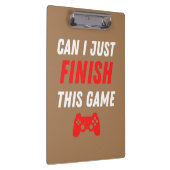 Video games Funny Kan ik deze game gewoon afmaken Klembord (Rechts)