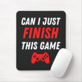 Video games Funny Kan ik deze game gewoon afmaken Muismat (Met muis)