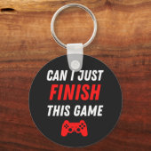 Video games Funny Kan ik deze game gewoon afmaken Sleutelhanger (Voorkant)