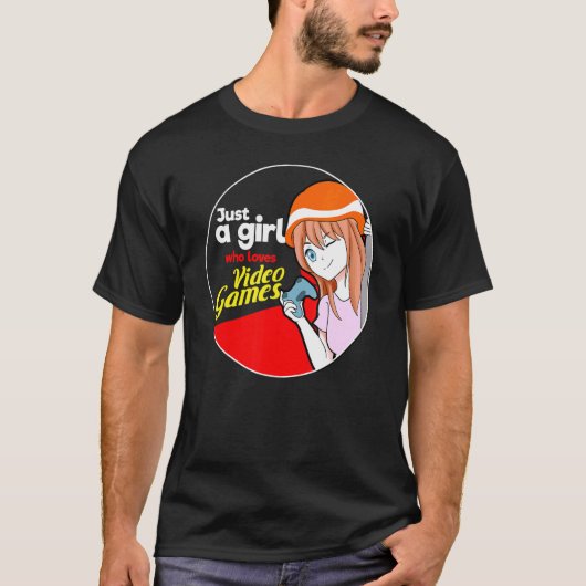 Video games Gamer Girl 8 T-shirt (Voorkant)