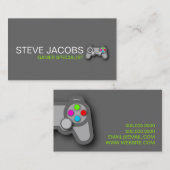 Video Games Gamer Specialist Visitekaartje (Voorkant / Achterkant)