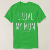 Video games Gift I love My Mam T Funny Sarcastic T-shirt (Design voorkant)