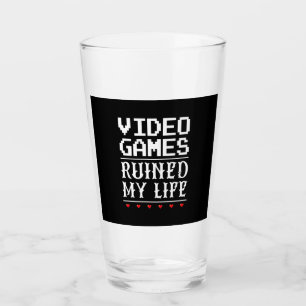 Video games hebben mijn leven verpest glas
