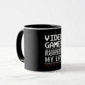 Video games hebben mijn leven verpest mok (Voorkant links)