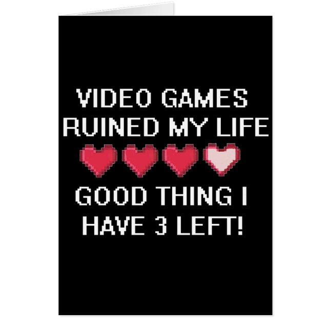 Video games hebben mijn levensstijl vernietigd 1 (Voorkant)