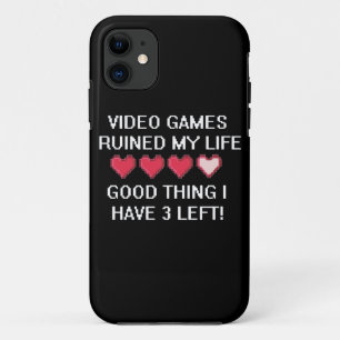Video games hebben mijn levensstijl vernietigd 1 Case-Mate iPhone case
