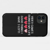 Video games hebben mijn levensstijl vernietigd 1 Case-Mate iPhone case (Achterkant (horizontaal))