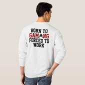 Video games junky humor grappig t-shirt (Achterkant volledig)