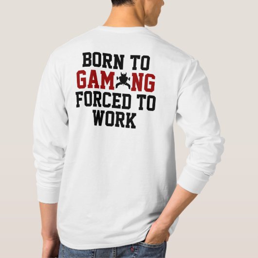 Video games junky humor grappig t-shirt (Achterkant)