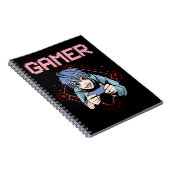 Video Games Kind Anime Cool Console Gaming Notitieboek (Rechterzijde)