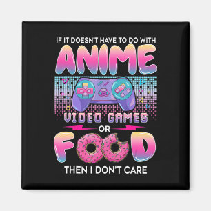 Video games of eten waar ik geen animale kunst voo magneet