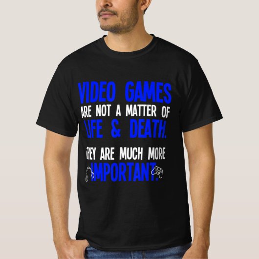 Video games spelen Fun PC Console Gamer Geek 1 T-shirt (Voorkant)