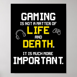 Video games spelen Fun PC Console Gamer Geek Poster