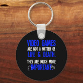 Video Games Spelen Grappige Pc Console Gamer Geek Sleutelhanger (Voorkant)