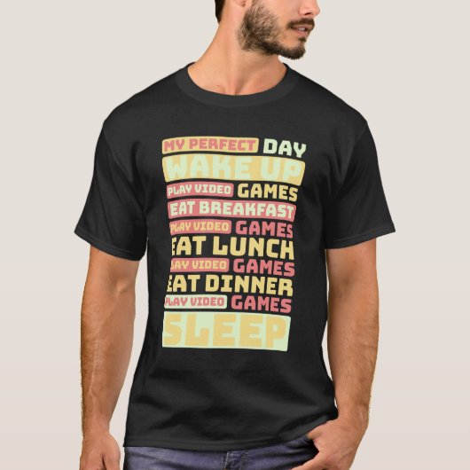 Video games spelen t-shirt (Voorkant)