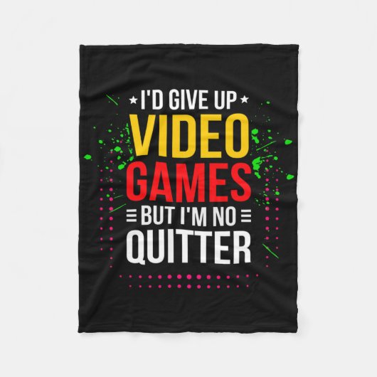 Video Games Spelen - Video Gamer Meme - Grappige V Fleece Deken (Voorkant)