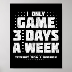Video Games Spelen - Video Gamer Meme - Grappige V Poster