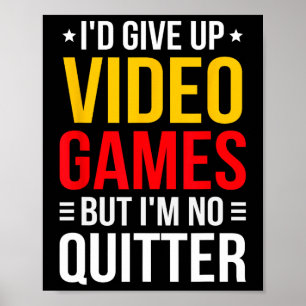 Video Games Spelen - Video Gamer Meme - Grappige V Poster