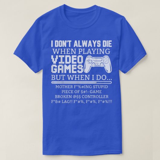VIDEO GAMES  T-SHIRT (Design voorkant)