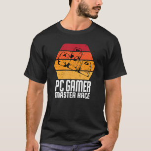 Video games WASD-toetsenbord Gamer Master Race Me T-shirt