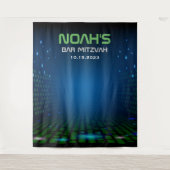 VIDEO GAMING Bar Mitzvah fotocabine achtergrond Wandkleed (Voorkant)