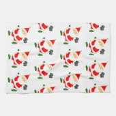 Video Gaming Christmas Holiday Theedoek (Horizontaal)