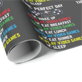 Video Gaming Kinder Funny Gamer Cadeaupapier (Rol Hoek)