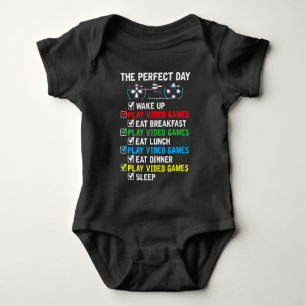 Video Gaming Kinder Funny Gamer Romper