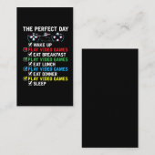 Video Gaming Kinder Funny Gamer Visitekaartje (Voorkant / Achterkant)