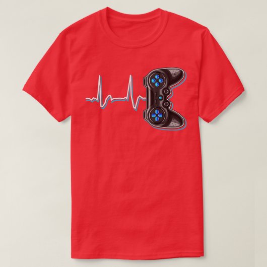Video-hartslag videospelcontroller Gift Kinder B T-shirt (Design voorkant)