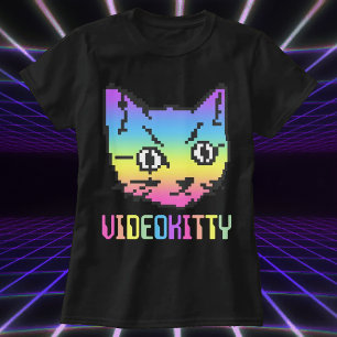 VIDEO KATTY KAT PIXEL ART T-SHIRT