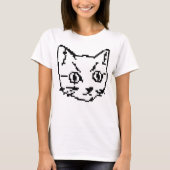 VIDEO KITTY CAT PIXEL ART T-SHIRT (Voorkant)