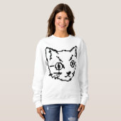 VIDEO KITTY CAT PIXEL ART TRUI (Voorkant volledig)
