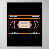 Video Oude School 80S 90S Retro Poster (Voorkant)