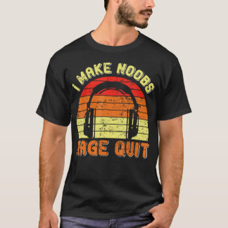 Video Player I Make Noobs Rage Quit Gambler Gaming T-shirt
