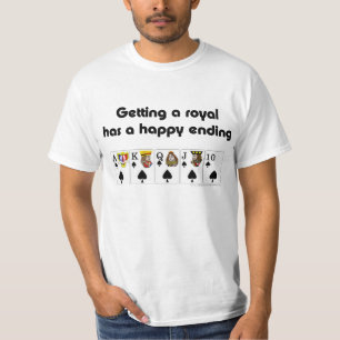video poker, Een koninklijk krijgen heeft een goed T-shirt
