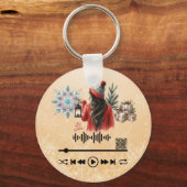 Video scannen, "Let it Snow"-Sleutelhanger Sleutelhanger (Achterkant)