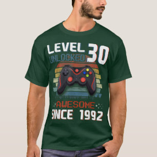 Video Spelniveau 30 Onvergrendelde Vintage 1992 Ma T-shirt
