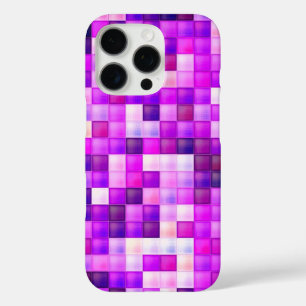 Video spelpixels roze vierkant patroon iPhone 16 pro hoesje