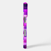 Video spelpixels roze vierkant patroon Case-Mate iPhone case (Achterkant / Rechts)