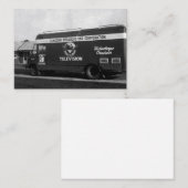 Video Tape Mobile Unit Notitiekaartje (Voorkant / Achterkant)