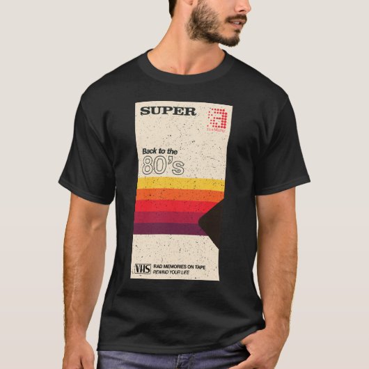 videoband Terug naar de 80 Memories Nostalg T-shirt (Voorkant)