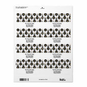 Videoband Vinyl LP Etiket (Full Sheet)