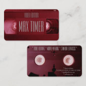 videoband voor VHS-cassettes Visitekaartje (Voorkant / Achterkant)